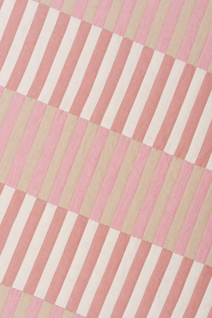 Dancing Stripes Throw in Pinks