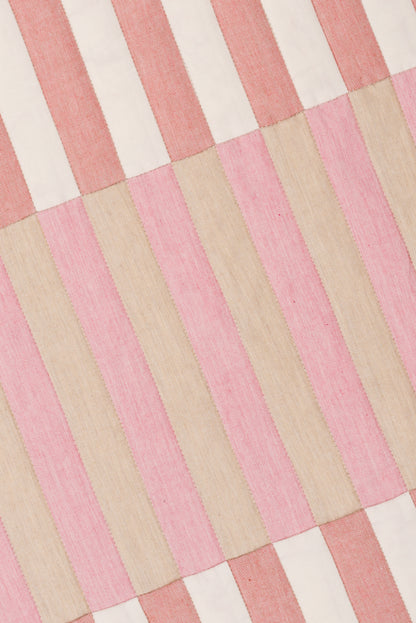 Dancing Stripes Throw in Pinks