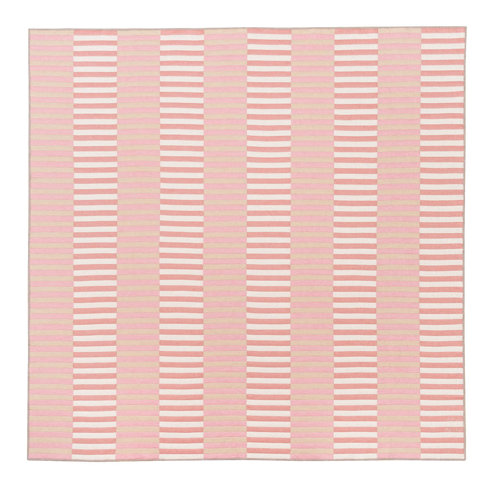 Dancing Stripes Throw in Pinks