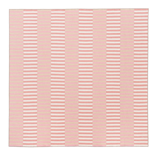 Dancing Stripes Throw in Pinks